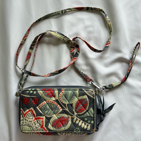Vera Bradley Nomadic Floral Sun Crossbody Wallet Eyeglass Sunglass Case Sleeve - Picture 8 of 10